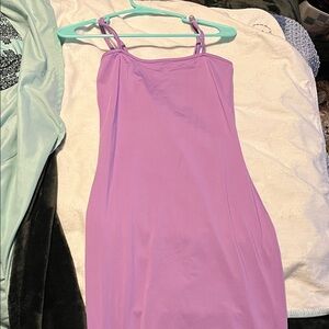 Lavender Spaghetti Strap Dress